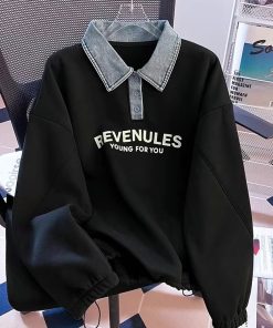2024 polo collar sweater women autumn and winter tops